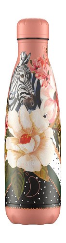 Chilly's Bottle 500ml Tropical Zebra
